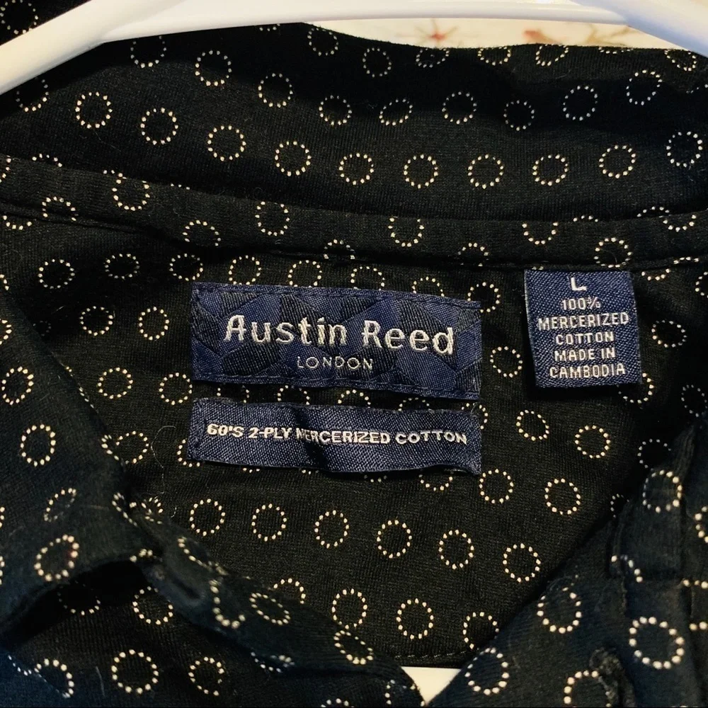Austin Reed Half Button Down Shirt - Picture 6 of 8